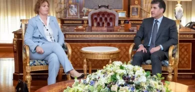 Serokê herêmê li gel şandeke YE civiya