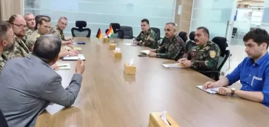 Hevkariyên Almanyayê bo hêzên pêşmerge berdewam dibin