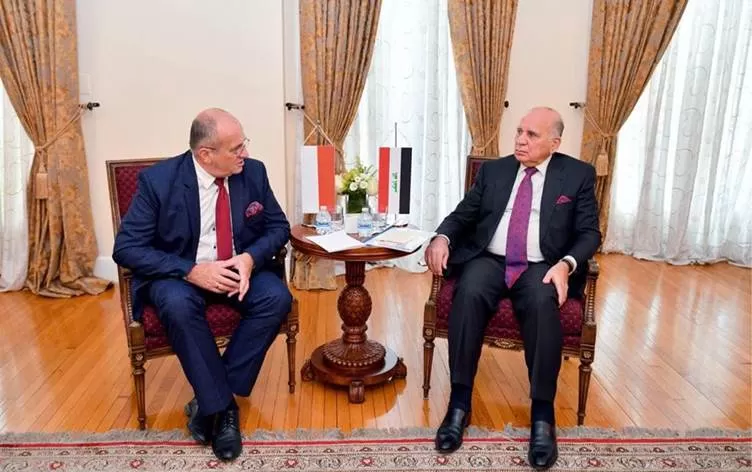 فؤاد حسين يبحث مع نظيره البولندي الهجرة غير الشرعية ويؤكد: نضطلع بكامل مسؤولياتنا