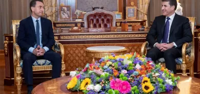 Nêçîrvan Barzanî û Balyozê Fransa li Iraqê pirsên navçeyê guftûgo dikin