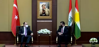 مسرور بارزاني ووزير التجارة التركي يناقشان التبادلات التجارية