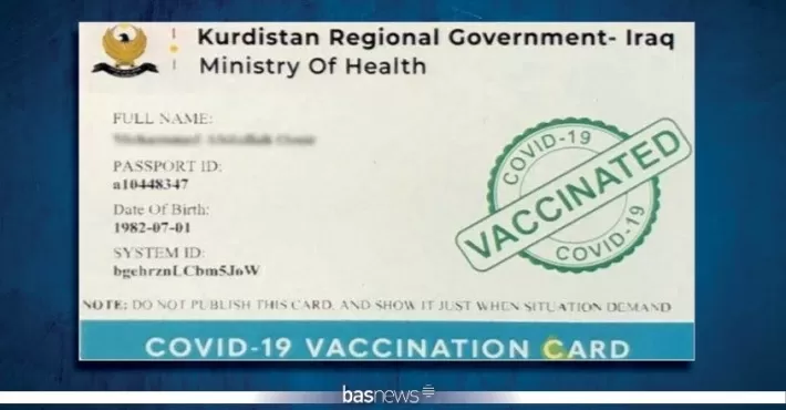 Wezîrê Tenduristiyê: Bandeka saxtekirina kartên vaksîna Koronayê hat deşîfrekirin