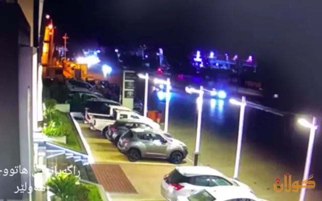 شەوی 27/28ی/9/2021 لە شەقامی 100 مەتری هەولێر ئۆتۆمبێلێك خۆی بەچەندین ئۆتۆمبێل كیشا