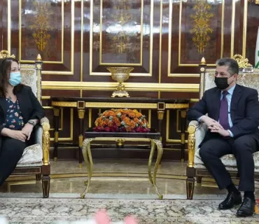 سەرۆکی حکومەتی هەرێمی کوردستان پێشوازی لە جێگری یاریدەدەری وەزیری دەرەوەی ئەمەریکا دەکات