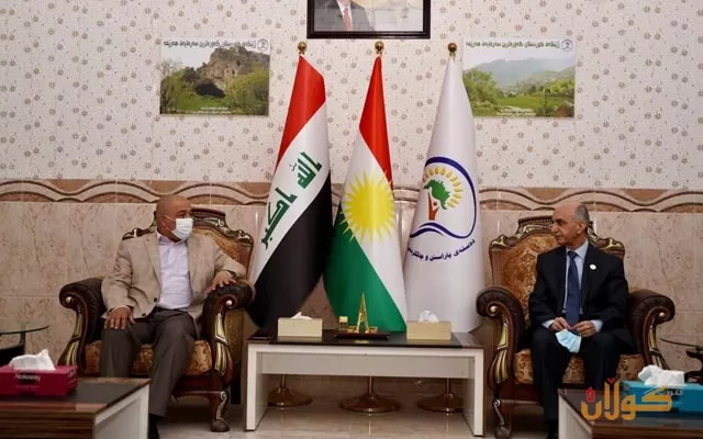 سەرۆكی دەستەی ژینگە پێشوازی لە شاندی وەزارەتی ژینگەی عێراق كرد