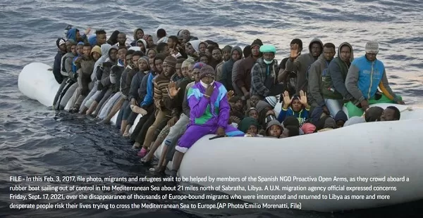 UN: About 500 Europe-bound migrants intercepted off Libya