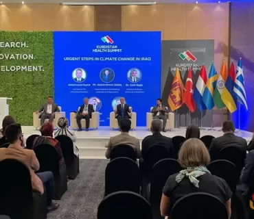 سه‌رۆكی ده‌سته‌ی ژینگه‌ی هه‌رێمی كوردستان به‌شداریی كرد له‌پانێڵی تایبه‌ت به‌گۆڕانكارییه‌كانی كه‌ش وهه‌وا