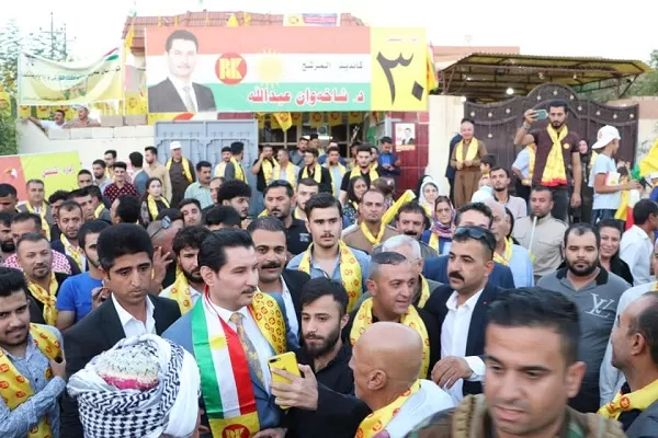 بعد 16 أكتوبر أعاد البارتي علم كوردستان الى كركوك