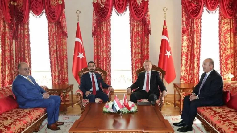 Erdogan li gel Serkirdeyên suneyên Îraqê civiya