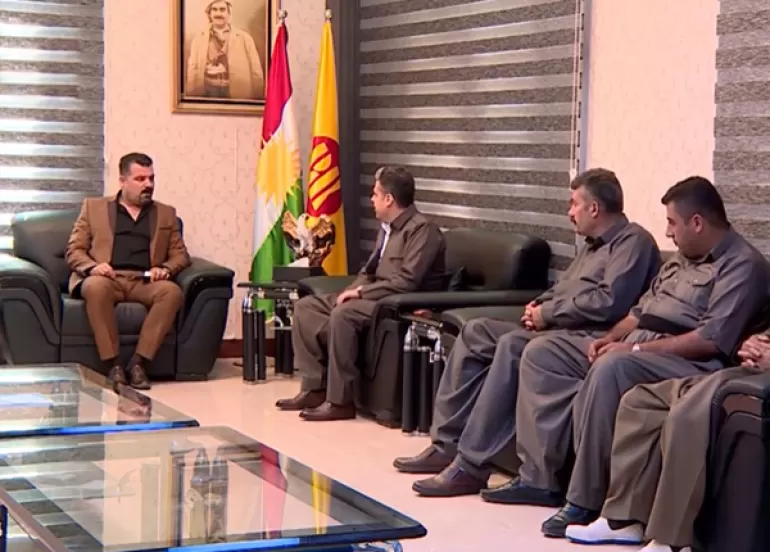 گۆرانیبێژی میللی (فازڵ عه‌نه‌بی) هاته‌ نێو ڕیزه‌كانی پارتی دیموكراتی كوردستان