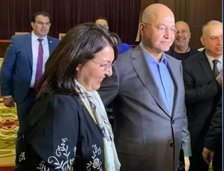 رئيس الجمهورية بعد الإدلاء بصوته: نتمنى ان نصل الى مستقبل يليق بالعراقيين