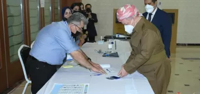 ســه‌رۆك  بارزانی، له‌ پیرمام به‌شداریی پرۆسه‌ی ده‌نگدانی كرد و ده‌نگی خۆی دا.