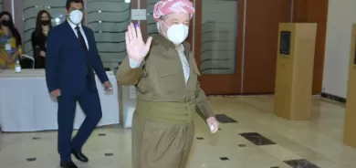 الرئيس بارزاني يدلي بصوته في الانتخابات النيابية المبكرة