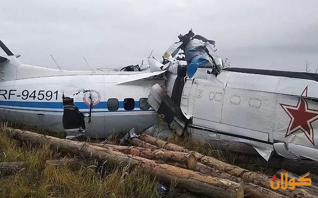 کەوتنە خوارەوەی فڕۆکەیەك لە تەتارستانی ڕووسیا 16 کەس بوونە قوربانی