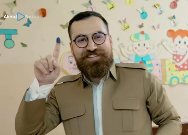 ئەلەند حازم بووە یەكەم دەنگدەری بنكەكەی