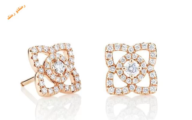 گوارەی چوارگۆشە و نەخشدار لە گوێچكە بكە