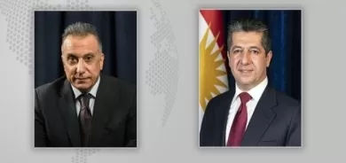 مسرور بارزاني ومصطفى الكاظمي يناقشان الوضع الأمني في كركوك