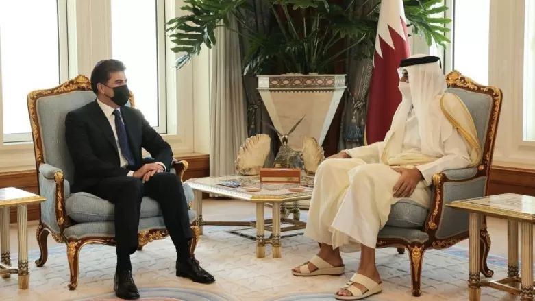 نيجيرفان بارزاني ورئيس الوزراء القطري يبحثان فرص الاستثمار القطري في اقليم كوردستان