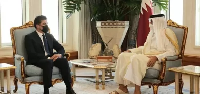 Kurdistan Region President meets with Emir of Qatar