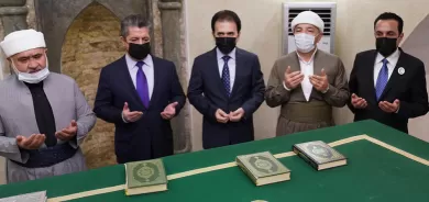 مسرور بارزاني يعرب عن سعادته بالمشاركة في المولد النبوي الشريف