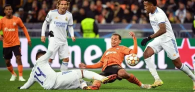 ريال مدريد يمطر شاختار بخمسة أهداف في أبطال أوروبا