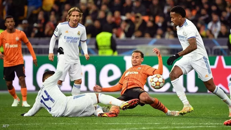 ريال مدريد يمطر شاختار بخمسة أهداف في أبطال أوروبا