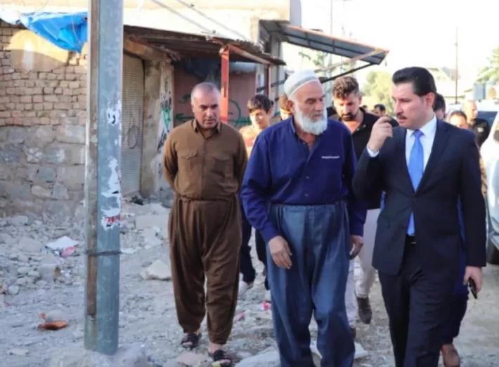 كركوك: مرشح فائز عن الديمقراطي الكوردستاني يتفقد أحوال الأحياء الكوردية ويتعهد بتخديمها