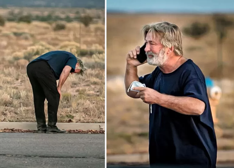 ئالیك بالدوین بەڕێوەبەری وێنەگرتن دەكوژێت و دەرهێنەری فیلمەكە بریندار دەكات