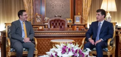 Kurdistan Region President meets with UK Ambassador