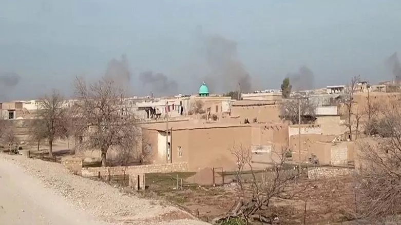 Grûpên çekdaran du gundên Til Temirê topbaran kirin