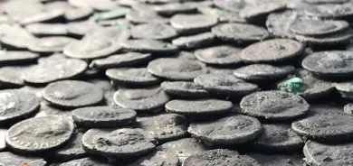 دۆزینەوەی گەنجینەیەک لە شاری ئاوگسبۆرگی ئەڵمانیا هەزاران دراوی ڕۆمانیی تێدایە  