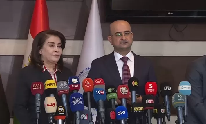 وزارة التعليم الكوردستانية تعلن نتائج قبول الطلبة في الجامعات والمعاهد الحكومية في الإقليم