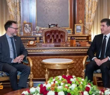 سەرۆکى هەرێمى کوردستان پێشوازى لە باڵیۆزى کەنەدا کرد