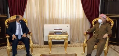 الرئيس بارزاني ونقيب الصحفيين العراقيين يناقشان التحديات التي تواجه العملية السياسية في العراق