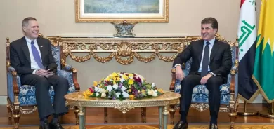 رئيس إقليم كوردستان والسفير الأمريكي يبحثان الانتخابات العراقية