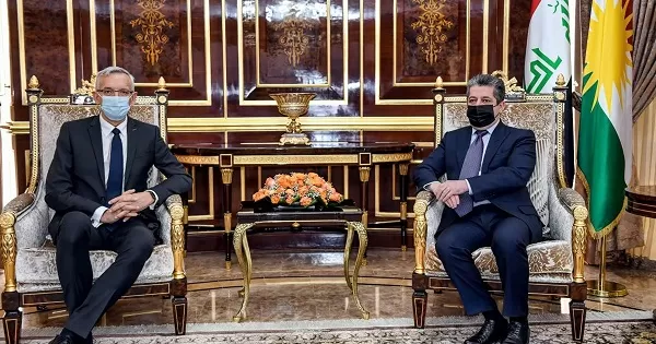 PM Masrour Barzani meets German Ambassador to Iraq