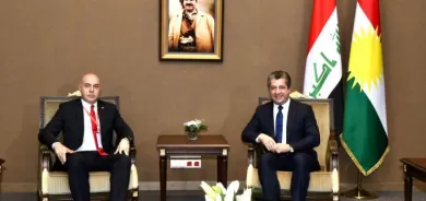 Mesrûr Barzanî li gel balyozê Tirkiyeyê civiya