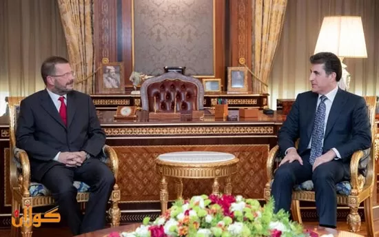 سەرۆکى هەرێمى کوردستان پێشوازى لە کونسولى هەنگاریا کرد