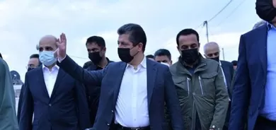 رئيس حكومة إقليم كوردستان يتفقد أضرار السيول في مدينة زيرين والقرية الكورية بأربيل