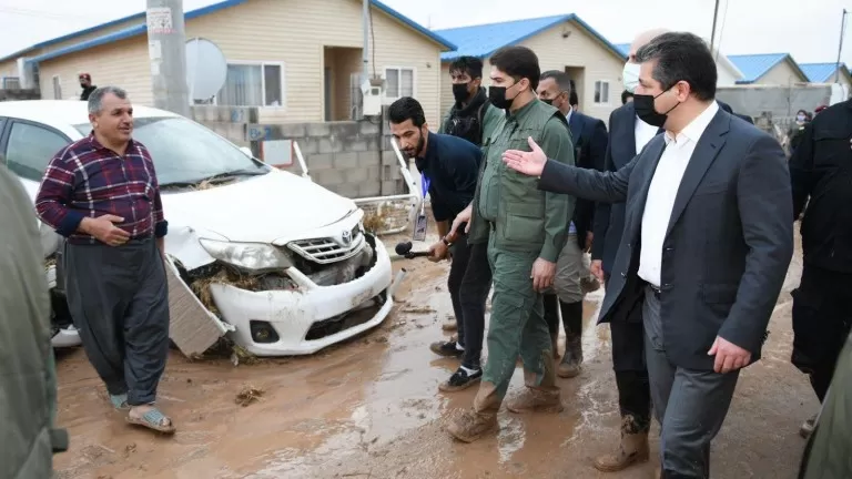 Serokwezîr duhê serdana zirar dîtiyên lehiyê kir