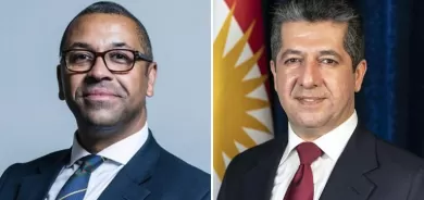 لە پەیامێکدا بۆ سەرۆکی حکومەت ، وەزیری دەوڵەتی بەریتانیا بۆ کاروباری ڕۆژھەڵاتی ناوەڕاست ھاوخەمی بۆ شەھیدبوونی دوو پێشمەرگە دەردەبڕێت