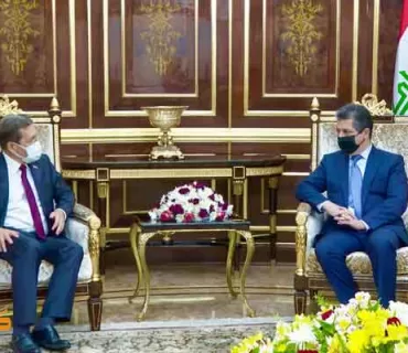 سەرۆکی حکومەتی هەرێمی کوردستان پێشوازی لە باڵیۆزی بێلاروس لە عێراق دەکات