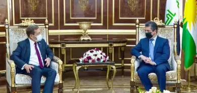 سەرۆکی حکومەتی هەرێمی کوردستان پێشوازی لە باڵیۆزی بێلاروس لە عێراق دەکات