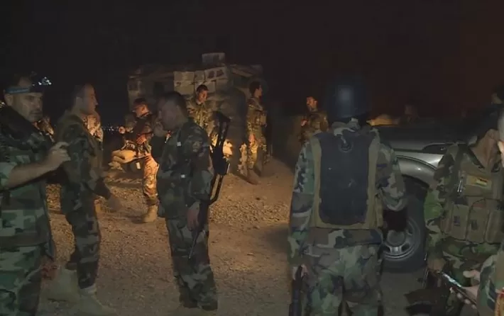 البيشمركة تصد تعرضاً لداعش في محور پردي