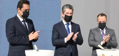 سەرۆکی حکومەتی ھەرێمی کوردستان بەردی بناغەی قوتابخانەیەک لە گوندی کۆری لە هەولێر دادەنێت