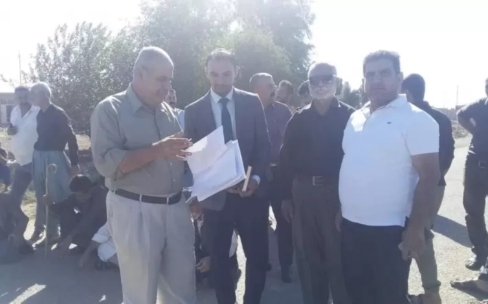 Daquq – Erebên hawirde dixwazin dest daynin ser zeviyên gundekî din ên kurdên Kakeyî