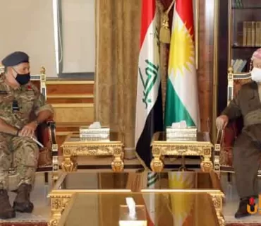 سەرۆک بارزانی پێشوازیی لە سامی سمسن، گەورە ڕاوێژکاری وەزارەتی بەرگریی به‌ریتانیا بۆ کاروباری ڕۆژھەڵاتی ناوەڕاست و باکووری ئەفریقیا و شاندێکی یاوەری کرد،