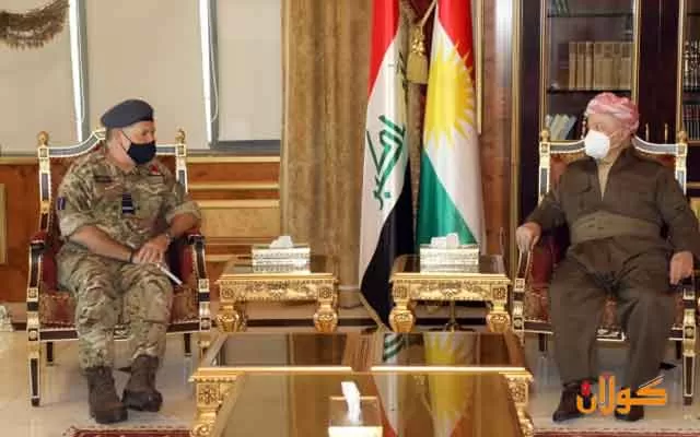 سەرۆک بارزانی پێشوازیی لە سامی سمسن، گەورە ڕاوێژکاری وەزارەتی بەرگریی به‌ریتانیا بۆ کاروباری ڕۆژھەڵاتی ناوەڕاست و باکووری ئەفریقیا و شاندێکی یاوەری کرد،