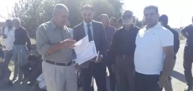 عرب وافدون يحاولون الاستيلاء على أراضي مزارعين كورد في داقوق