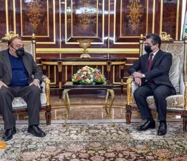 سەرۆکی حکومەتی هەرێمی کوردستان پێشوازی لە یاریدەدەری وەزیری دەرەوەی ئێران دەکات